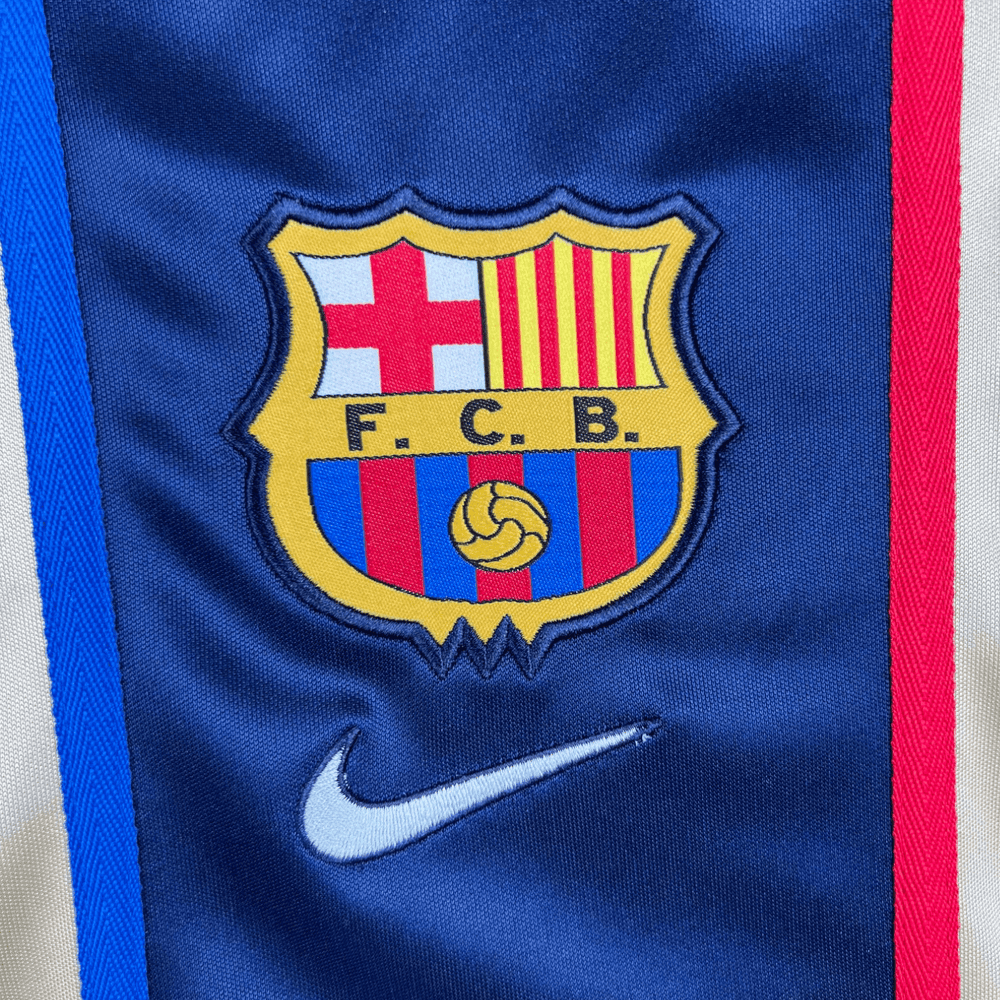 02/03 FC Barcelona Gold Retro Away Shirt