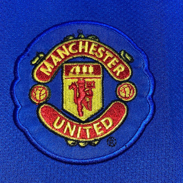 Manchester United 2007/08 Retro Away Shirt - Blue