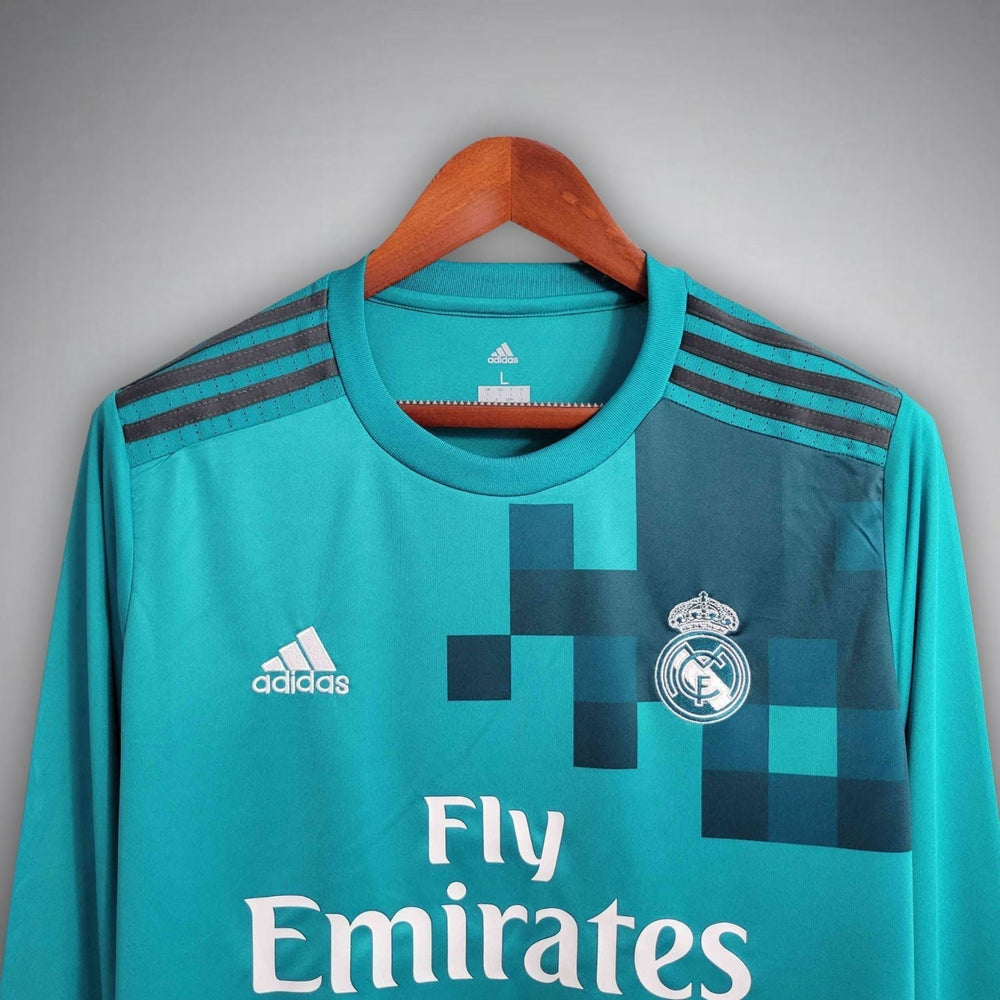 Real Madrid 17/18 Retro Third Long Sleeve Shirt