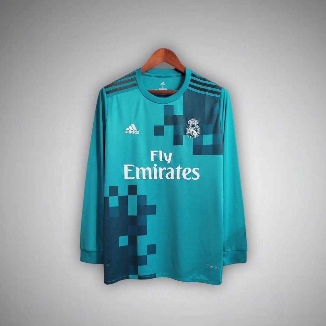Real Madrid 17/18 Retro Third Long Sleeve Shirt