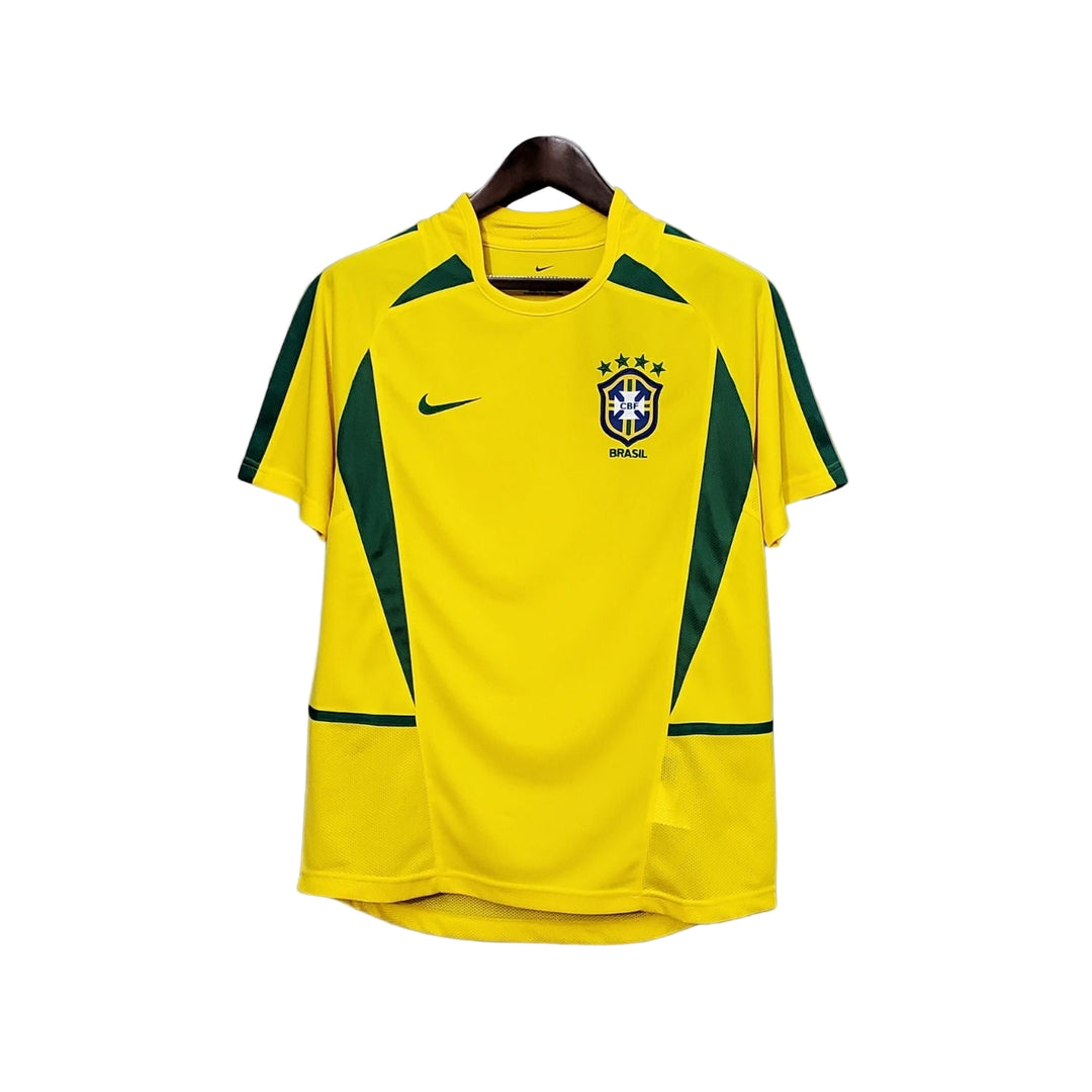 Brazil 2002 Retro Home Shirt