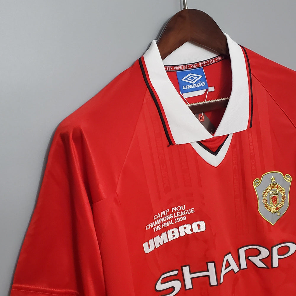 Manchester United 1999/00 Retro Home Shirt Champions League Final