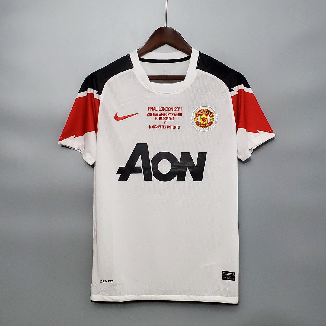 Manchester United 2010/11 Retro Away Shirt Champions League Final 2011