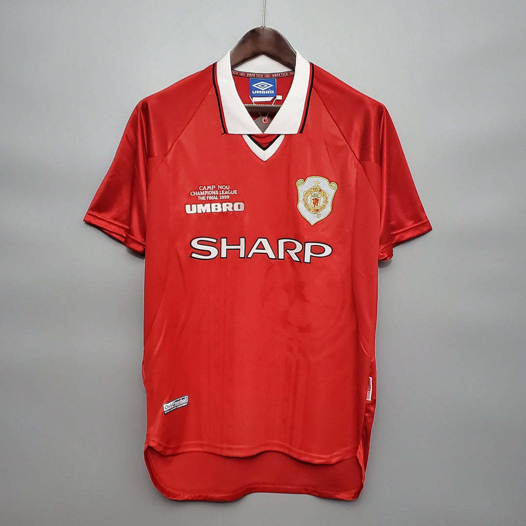 Manchester United 1999/00 Retro Home Shirt Champions League Final