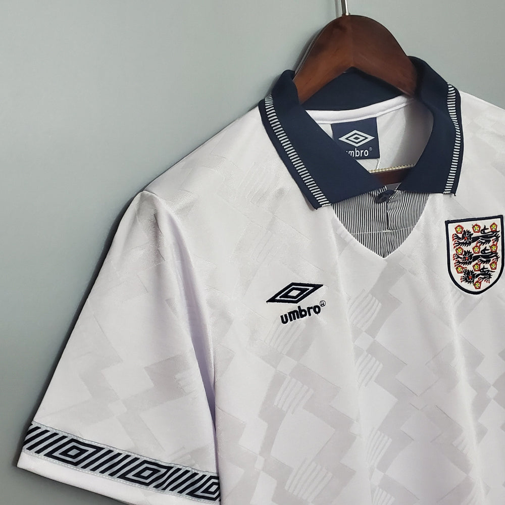England 1990 Retro Home Shirt