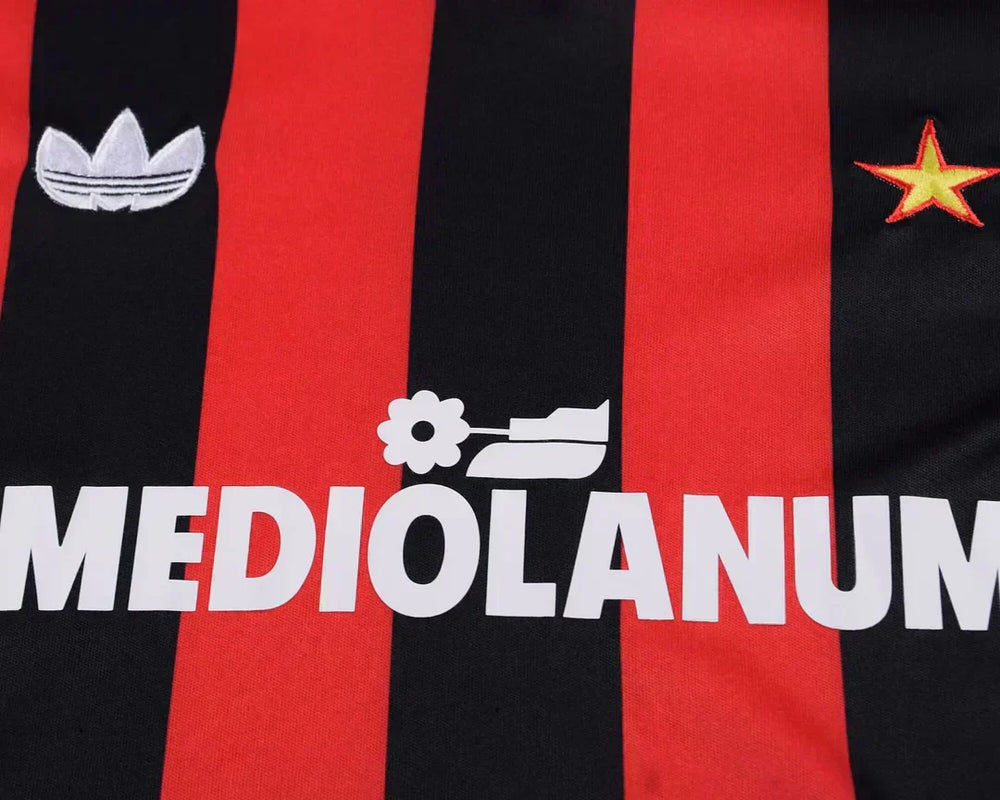 1990-91 AC Milan Home Kids Jersey