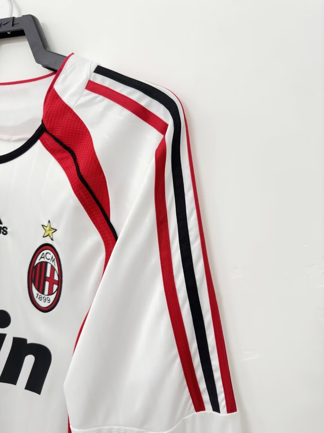 2007 AC Milan Champions League Final Jersey - Long Sleeve