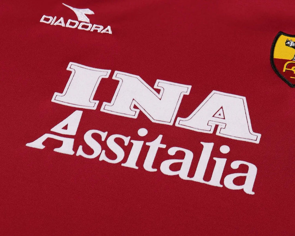 1998-99 AS Roma Home Kids Jersey