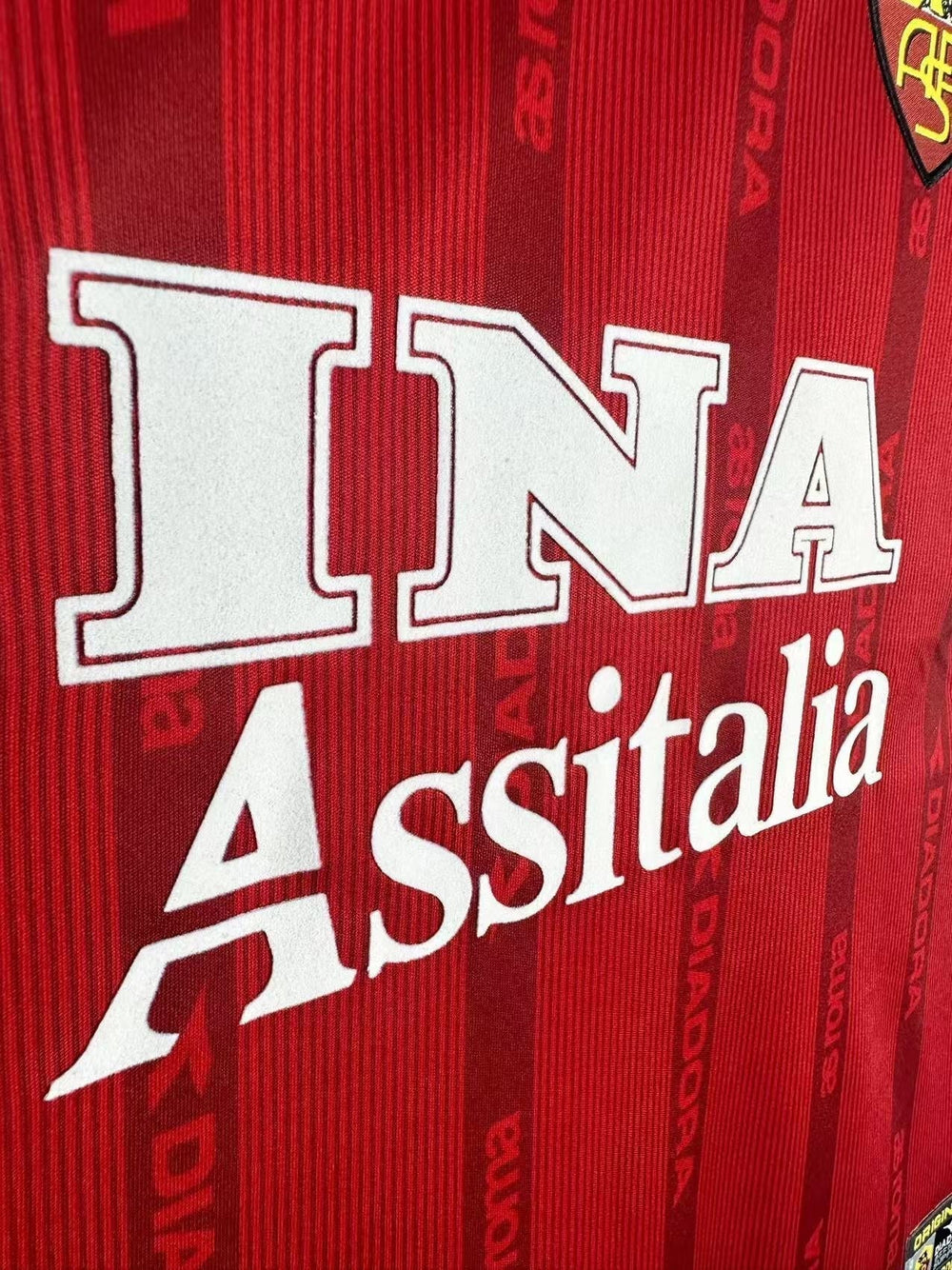 1999-2000 AS Roma Home Jersey