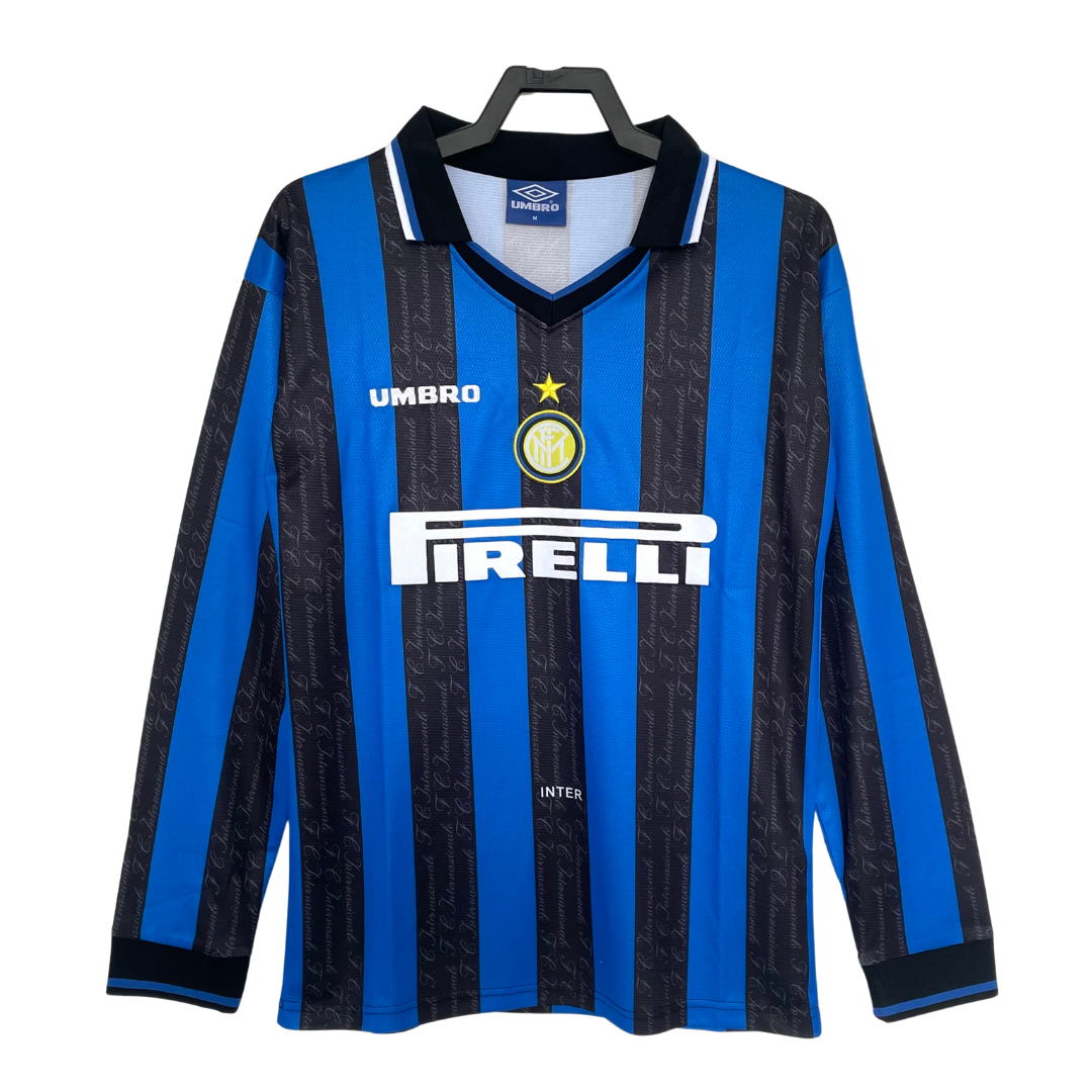 1997-98 Inter Milan Home Jersey - Long Sleeve