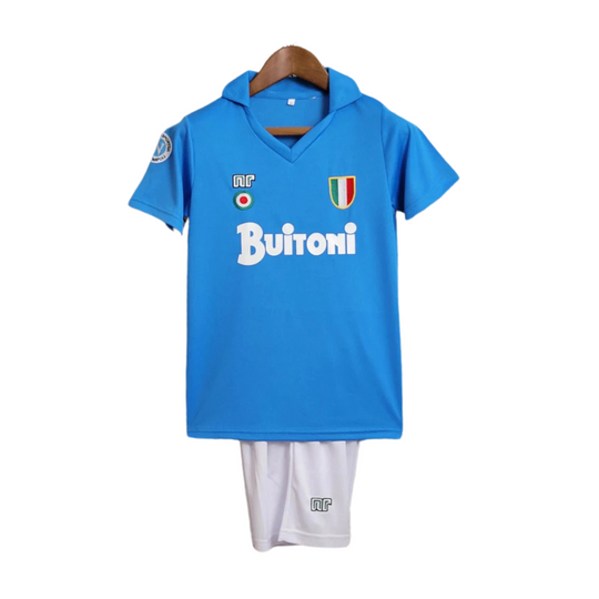 1987-88 Napoli Home Kids Jersey